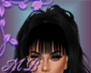 MB Janey Ebony + Bangs