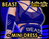 !T Blue Beast Dress RXL