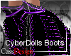 CyberDoll Boots Violet