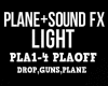Plane+Sound effect light