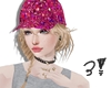 3! Blonde + Pink Hat