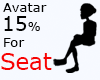 Avatar 15% Seat
