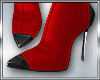 # Red Ankle Boot