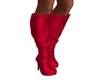 Sofia red Zipper Boots