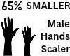 65% Male Hands Scaler
