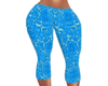 Blue Lace Capris