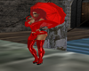 sexy umbrella red