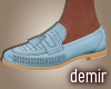 [D] Daisy blue loafer