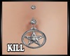 Belly Piercing Pentagram