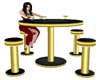 gold bar table