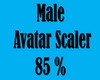 Male Avatar Scaler 85%
