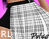 Plaid Skirt White | RL