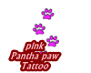 Pink pantha Paw tat