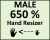 Hand Scaler 650% Male