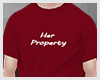 Her Property Red Shirt