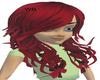 Lengthy red hair female