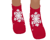 TF* Red Slipper Socks