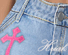 Jeans Skirt Cross RLL