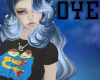 Blue White Hair