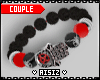 Red Charm Bracelet Right