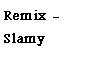Remix - Slamy