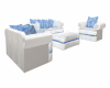 NURSERY BABY BLUE COUCH