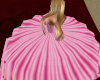 Pink Flowers Ball Gown