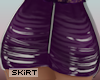 |KNO| Purple  PVC Skirt
