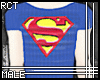 &Rct Superman Shirt M