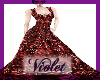 (V) Red butterfly gown