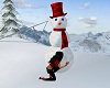 (AB) snowmann mit pose