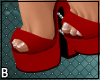Red Pearl Pumps