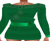 Holiday Green Knit Dress