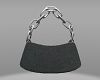 K grey silver handbag
