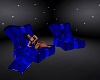 blue black pillows