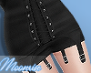 ☾ Corset skirt black M