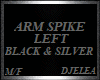 ARM SPIKE BLACK SILVER L