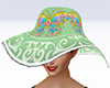 Butterfly Hat Green