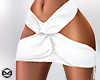 $ Wrapped skirt white