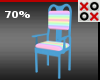 70% Scaler Blue Chair