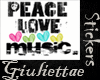 [G] love/peace/music