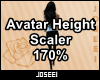 Avatar Height Scale 170%