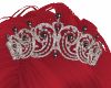 Black Gem Silver Tiara