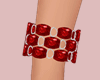 E* Red Xmas Bracelet R