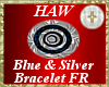 Blue & Sil. Bracelet FR