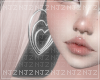 ⍨ heart loops silver