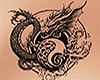 Yin Yang Dragon Tattoo
