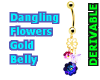 Dangling Flowers Gold