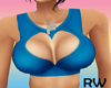 BUSTY love me top blue 