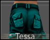 TT: Shorts In Teal